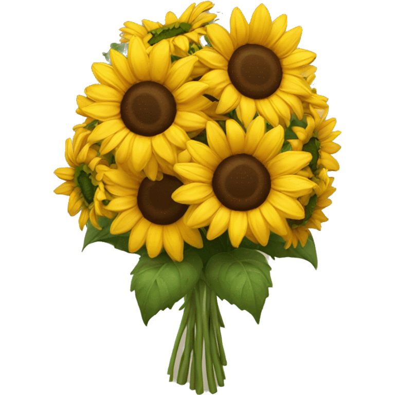 Sunflowers bouquet  emoji