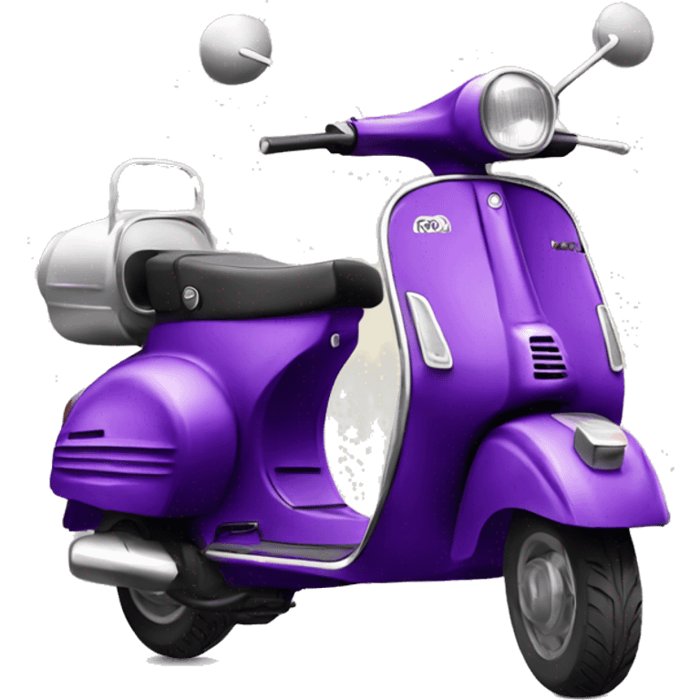 Purple Vespa  emoji