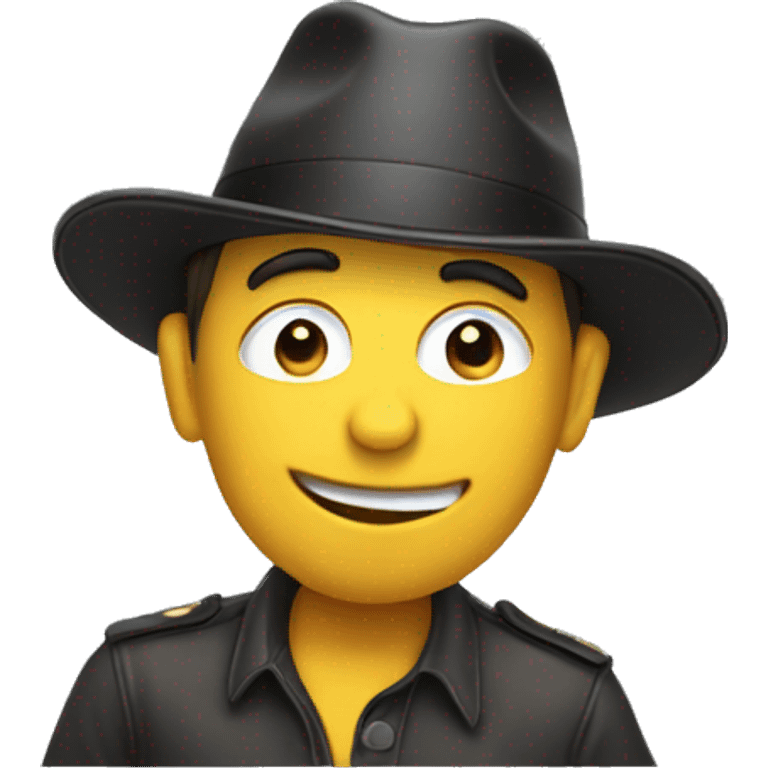 animated man tipping hat emoji