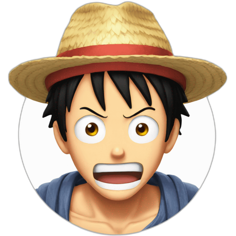 luffy shocked emoji