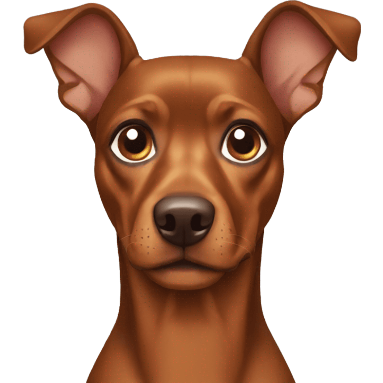 brown pinscher emoji