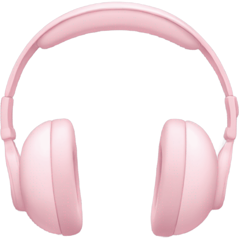 pastel pink headphone emoji