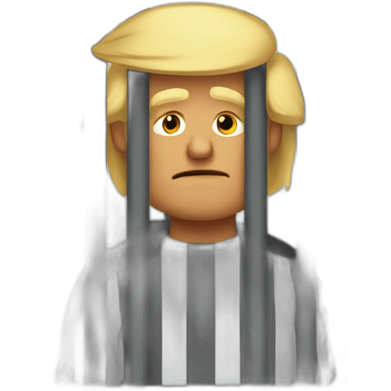 Donald trump in jail emoji