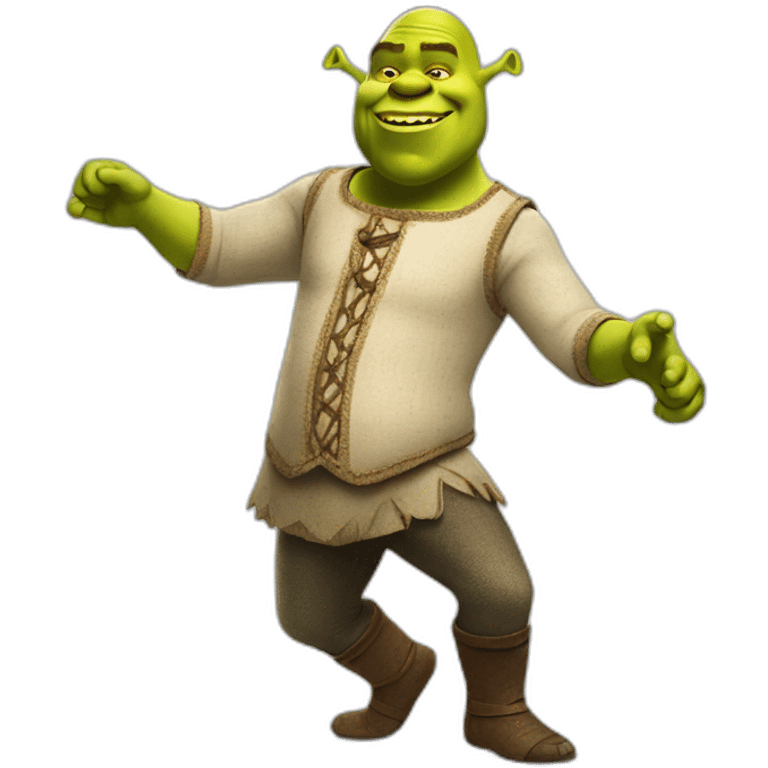 Shrek qui danse  emoji