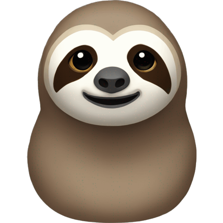 sloth emoji front view emoji