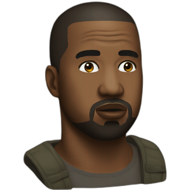 kanye west mask emoji