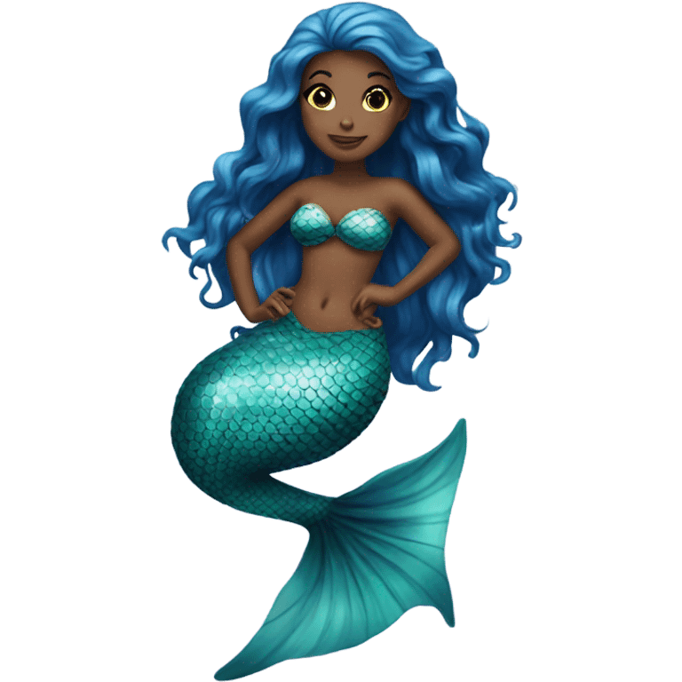 Beautiful mermaid emoji