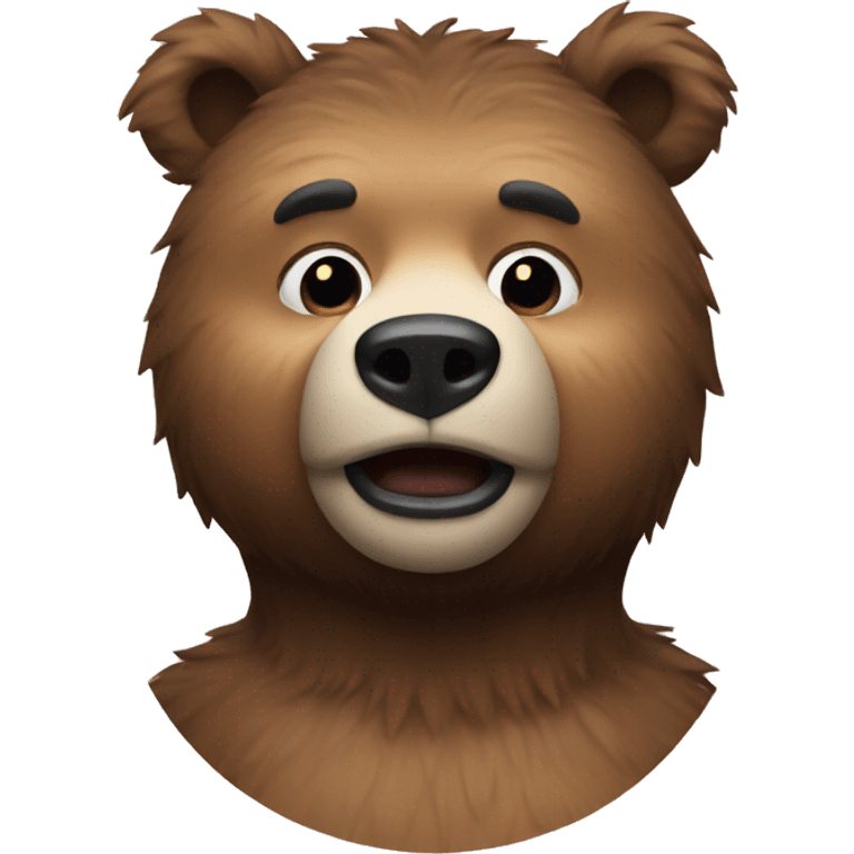 Bear disco  emoji