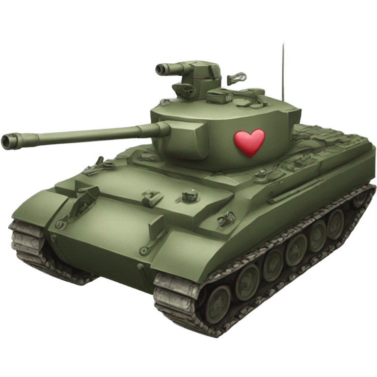 Tank in love emoji