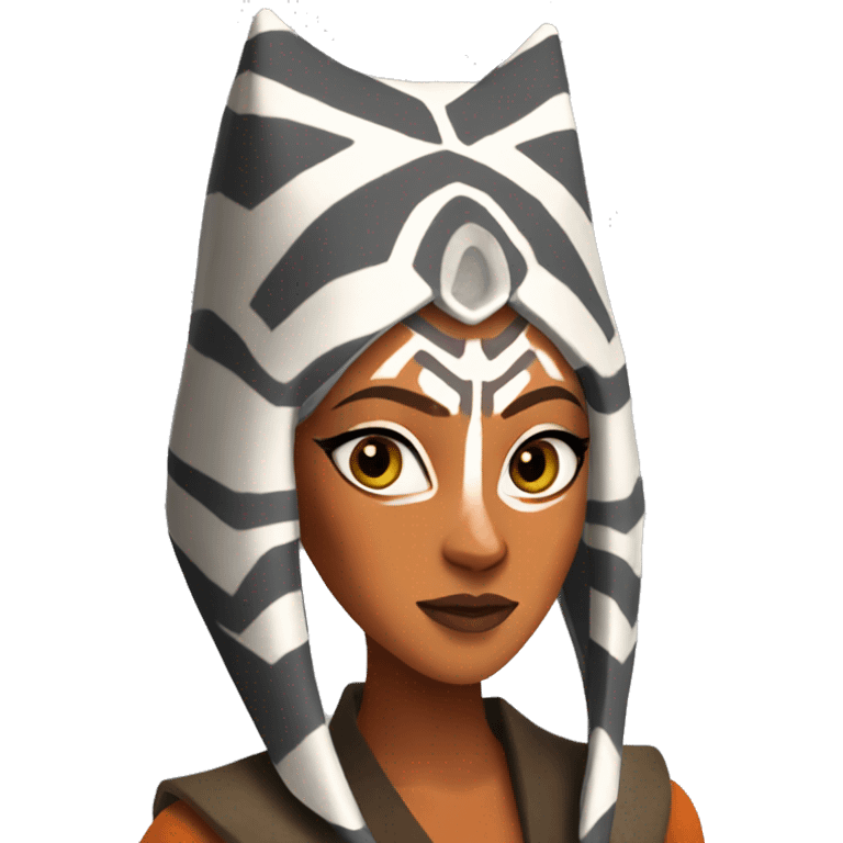 Ahsoka from Star Wars emoji