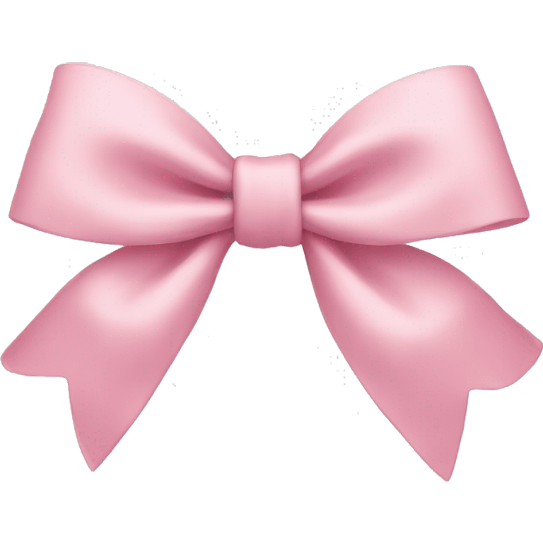 Light pink bow emoji