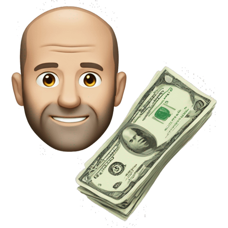 Jason statham with Money emoji