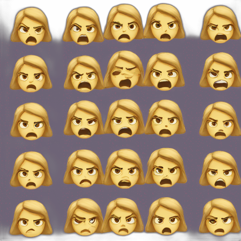 angery girl emoji