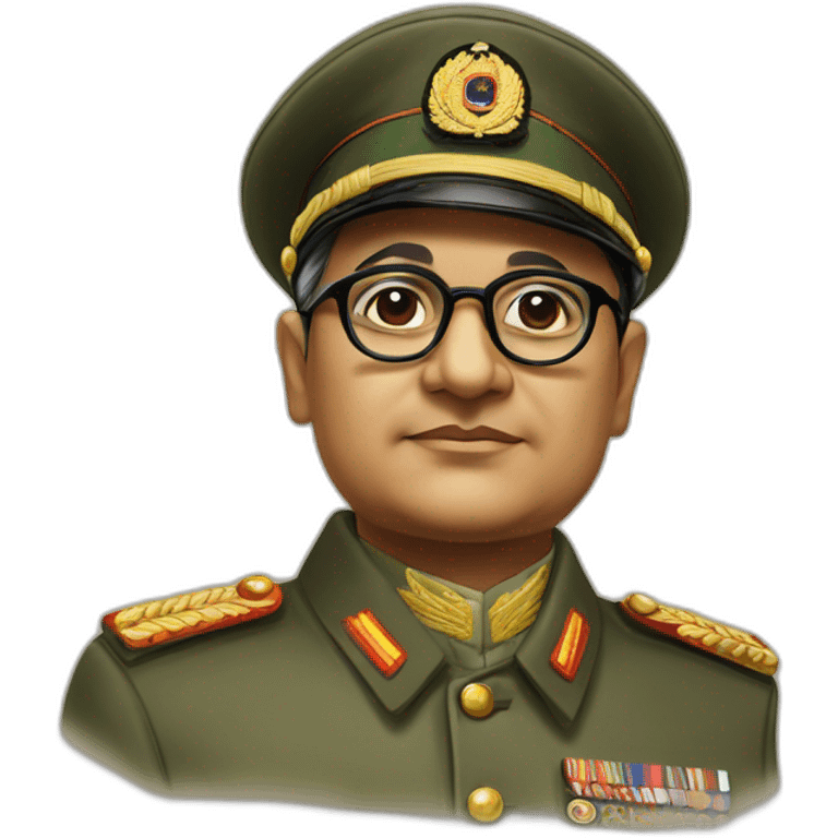 subhash chandra bose face emoji