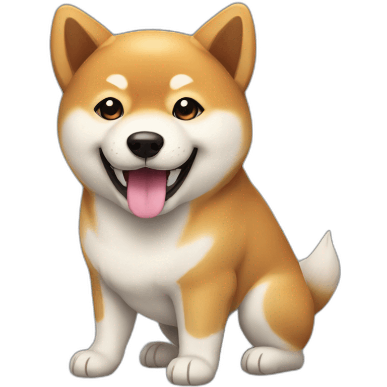 Shiba inu smile emoji