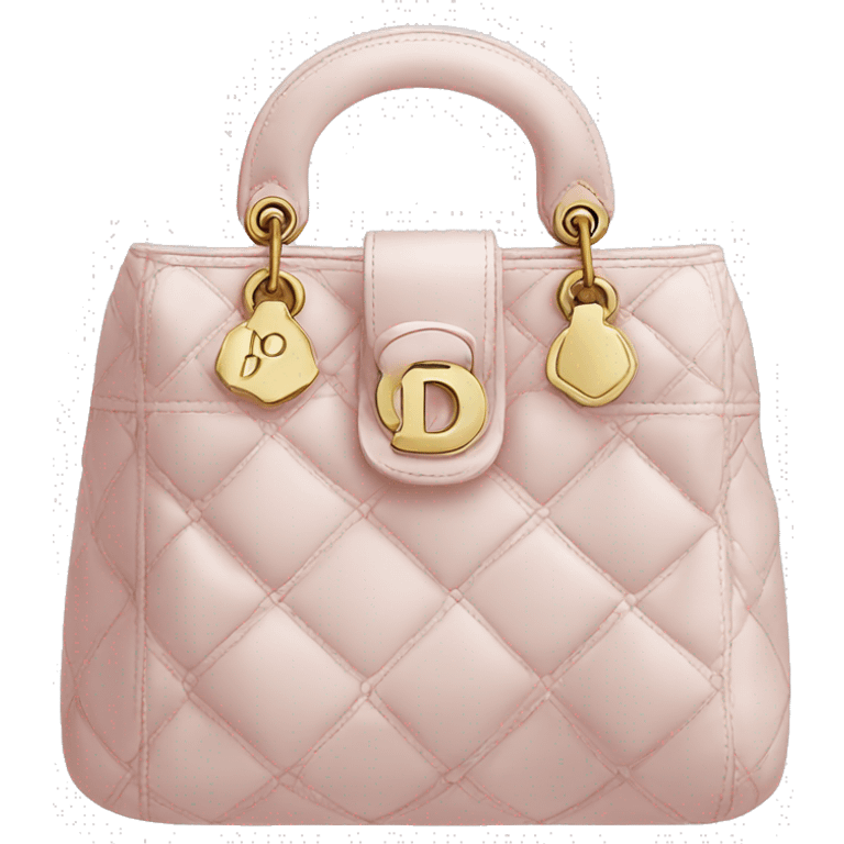 vintage pale Pink Dior Purse emoji