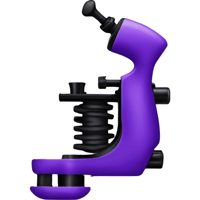 Purple tattoo machine emoji