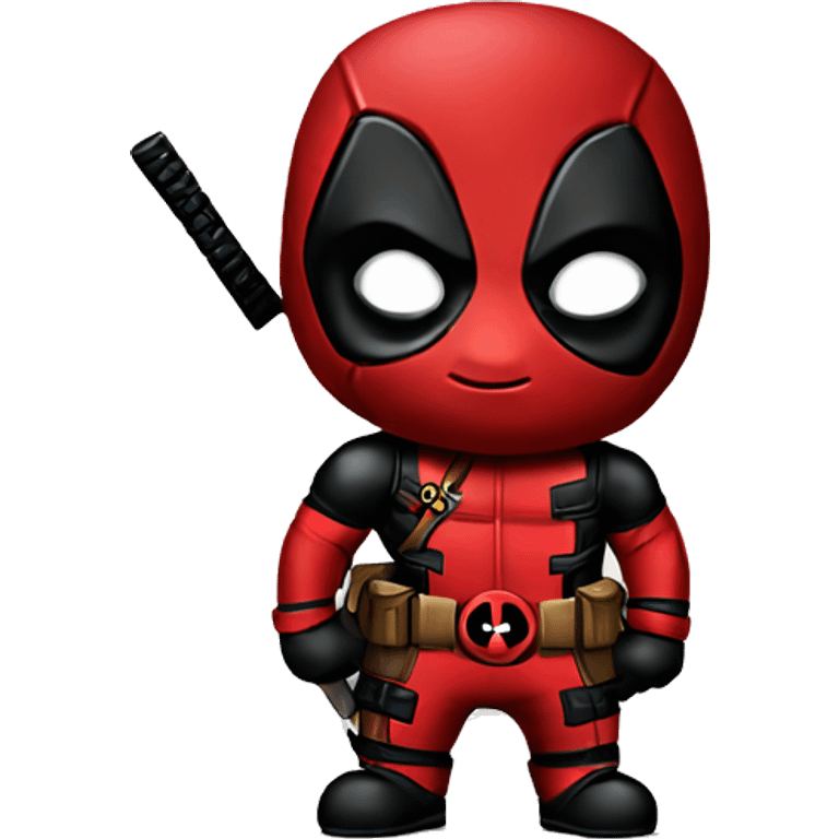 Cute deadpool  emoji