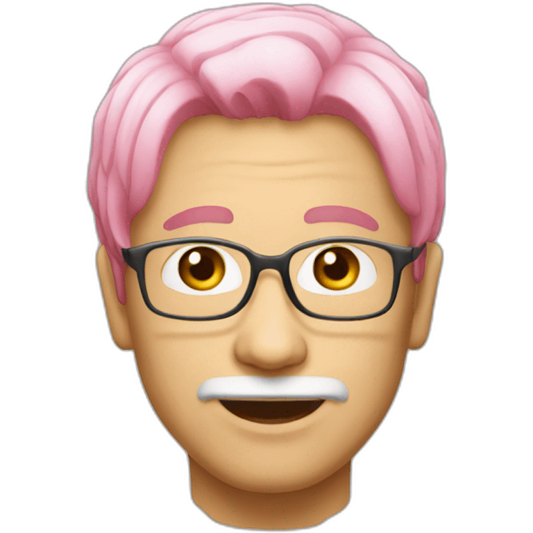 pinkhair-middleage-man-japanese-spectacle emoji