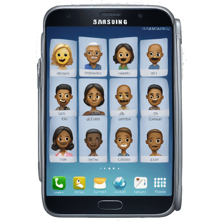 foldable samsung phone emoji