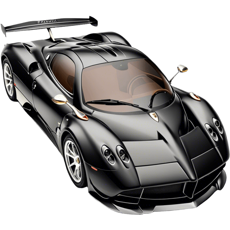 Pagani Huayra - Pagani (Model Year: 2022) (Iconic colour: Black) emoji