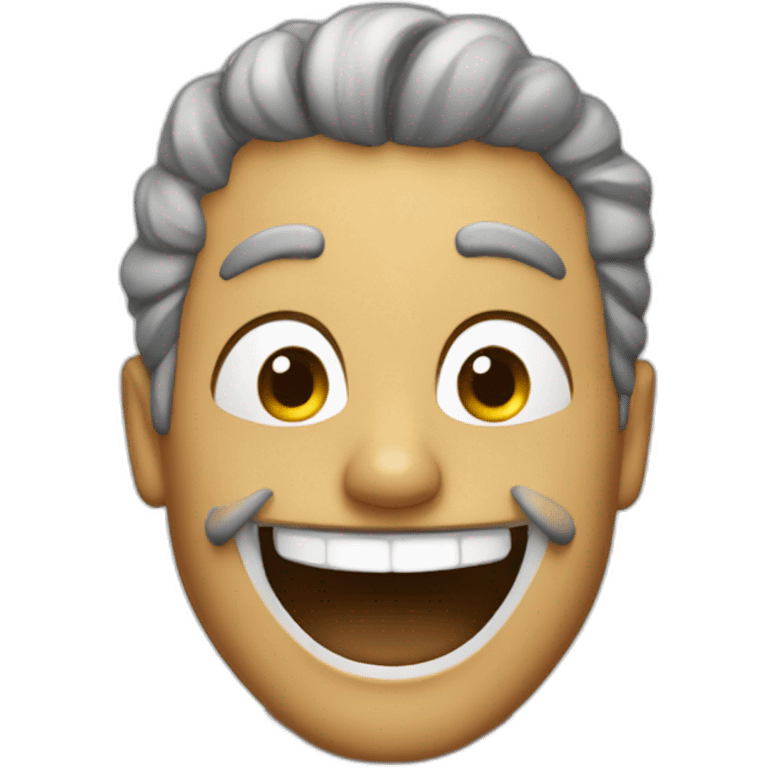 Une sourire qui rirz emoji