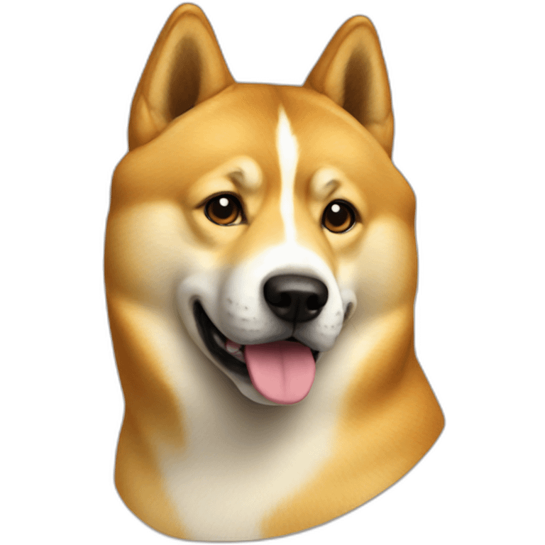 overly detailed doge emoji