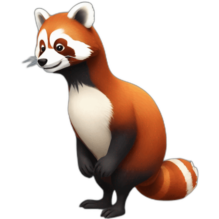 red panda goose emoji