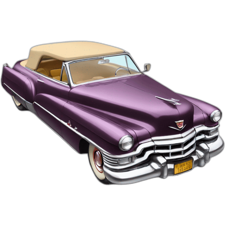 1949 cadillac coupe deville convertible emoji