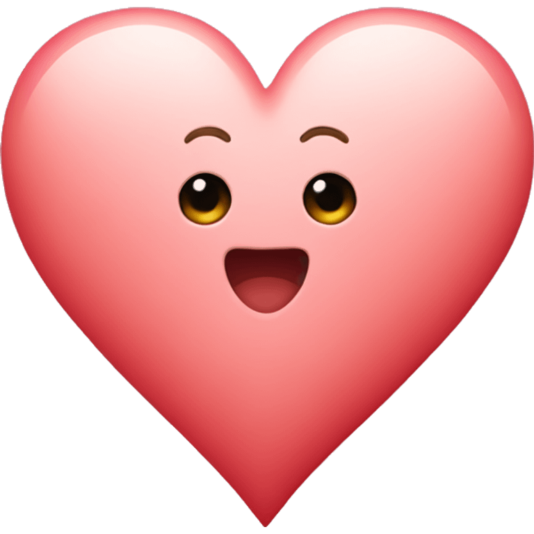 Heart in the letter a emoji