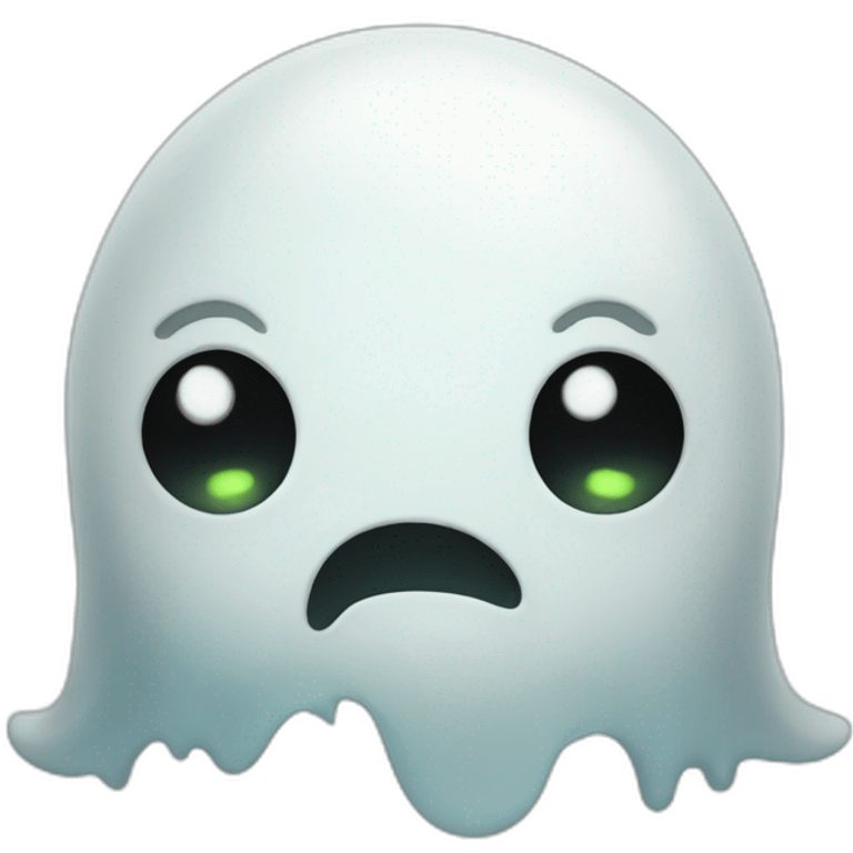 A cute ghost emoji