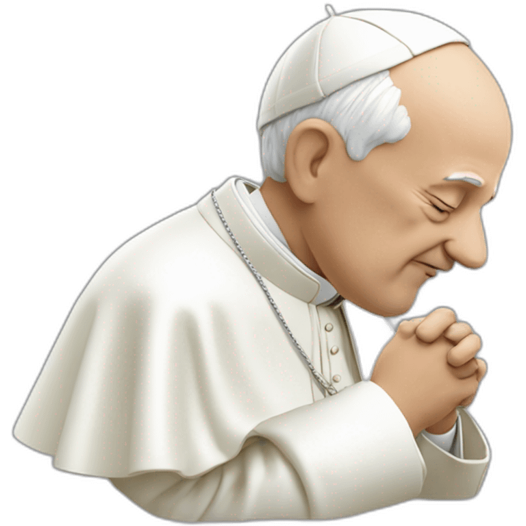 the pope innocently snorting lines emoji