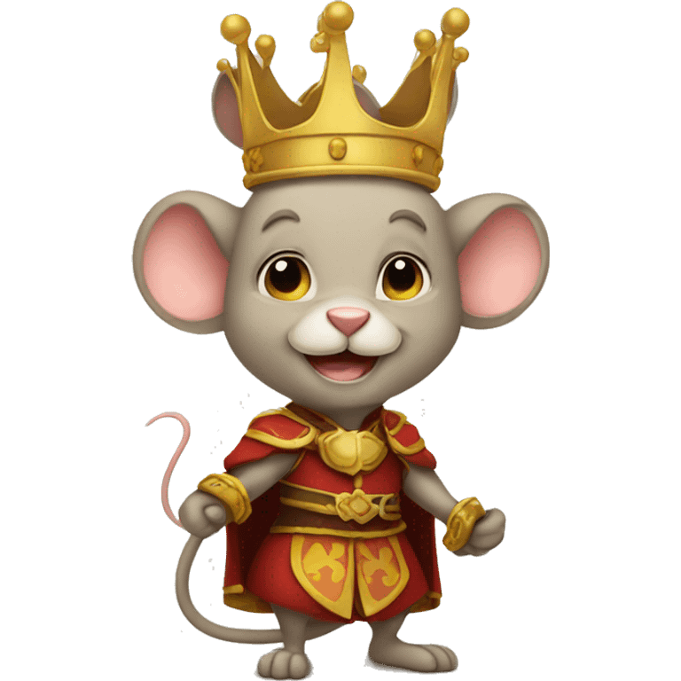 Mouse king emoji