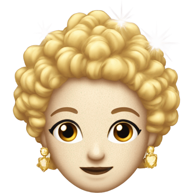 A boe with sparkles and frills  emoji