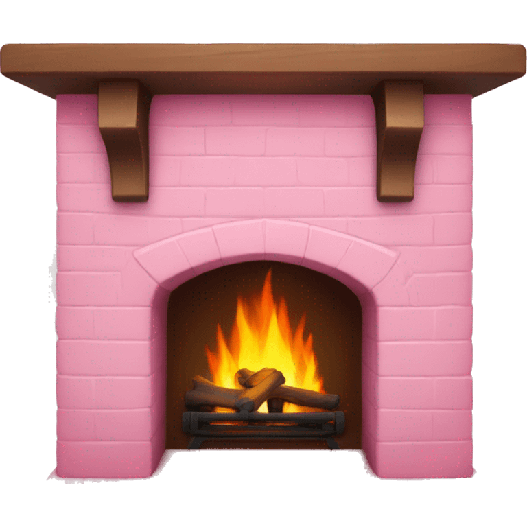 Winter Pink FirePlace emoji