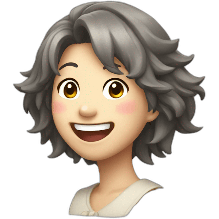 laughing matsuko emoji