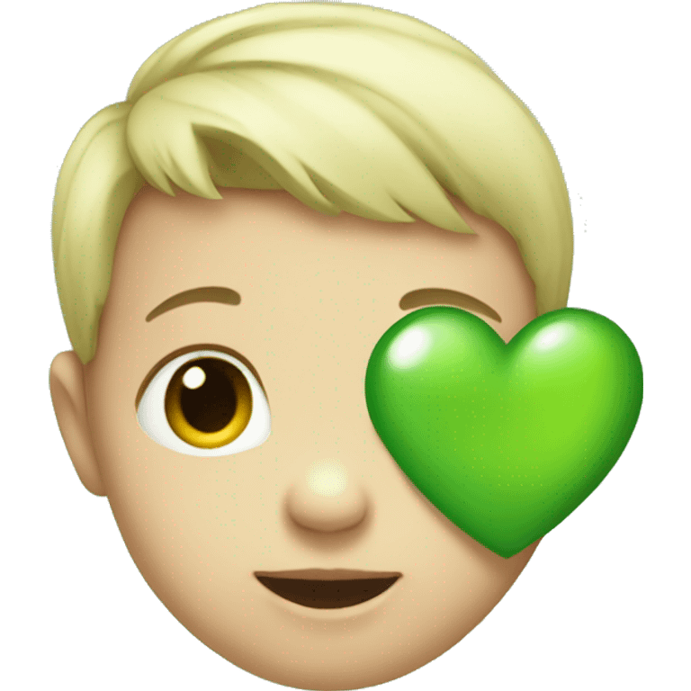 baby green heart emoji