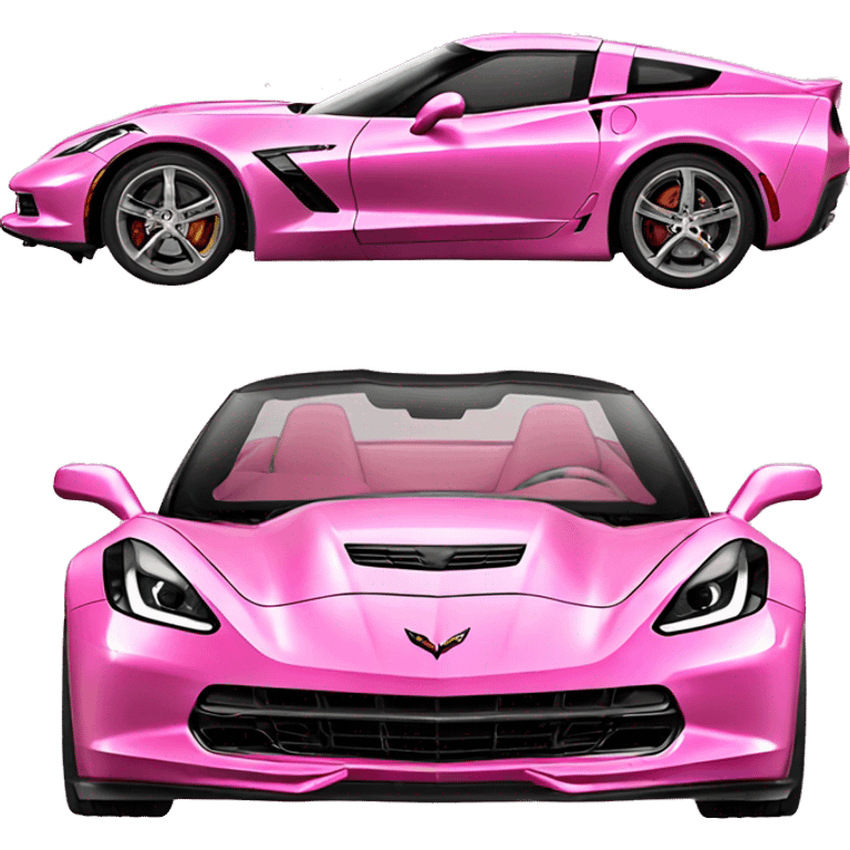 corvette pink emoji