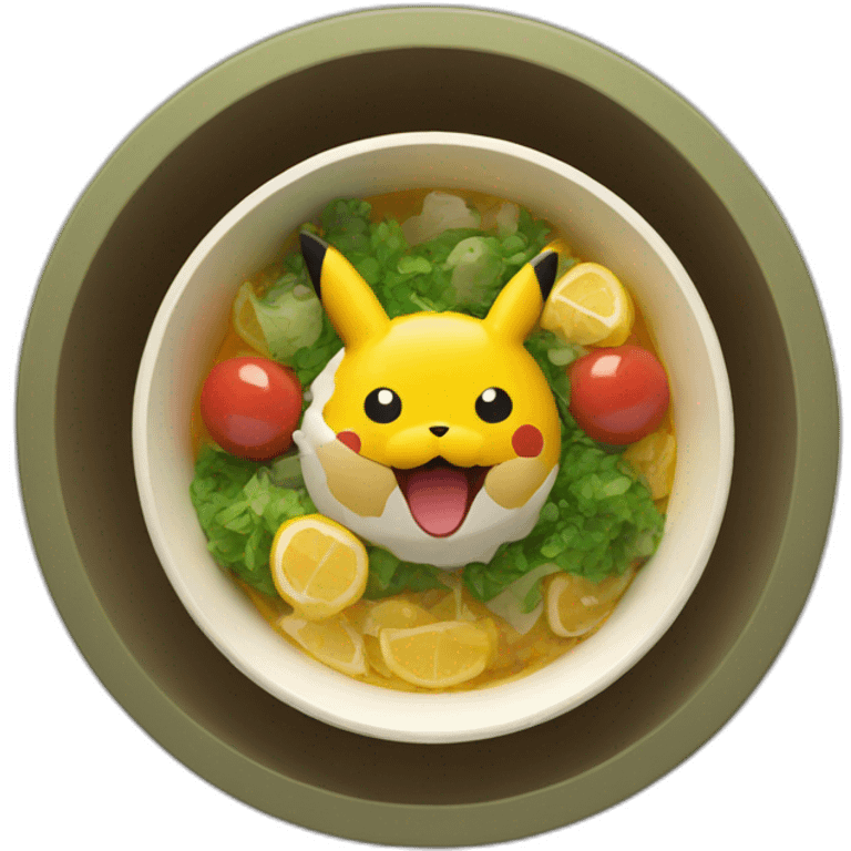 pokebowl upper view emoji