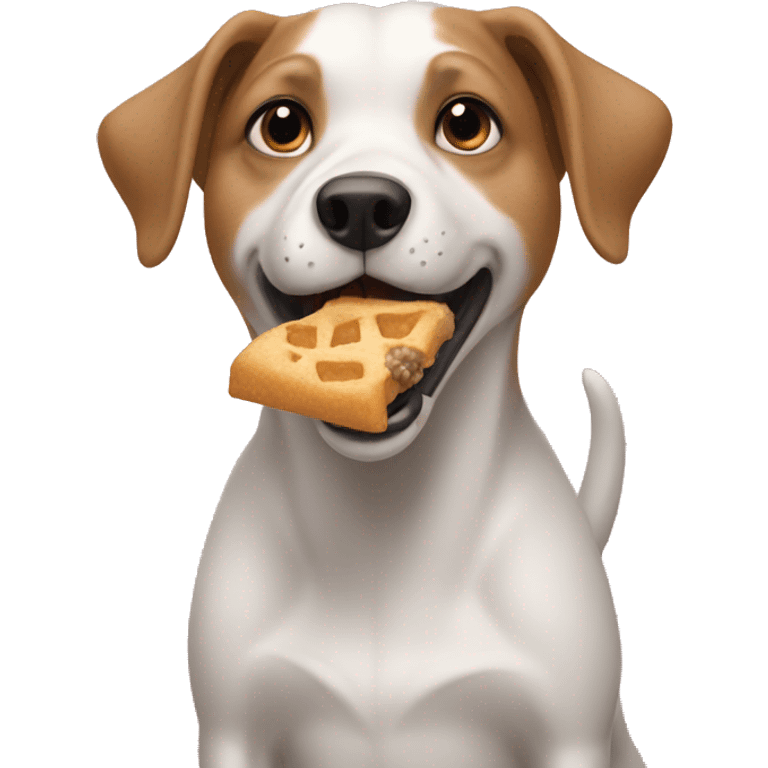 dog eating  emoji