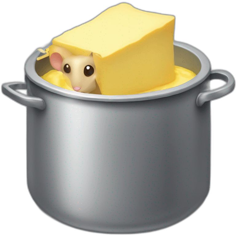 rat churning butter emoji