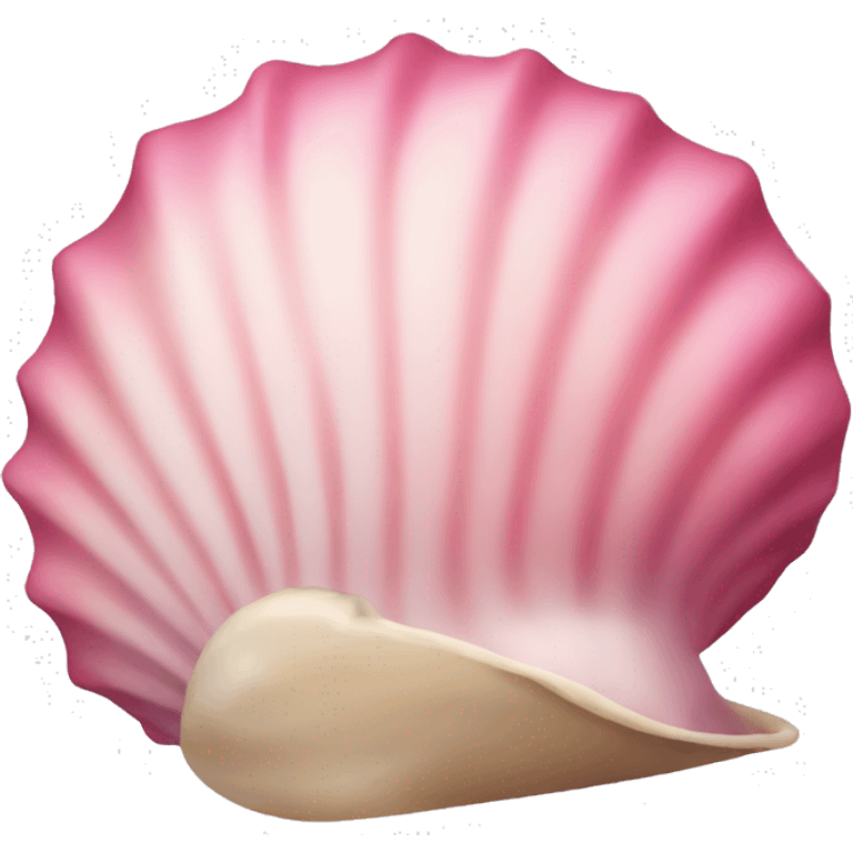 Pink shell emoji