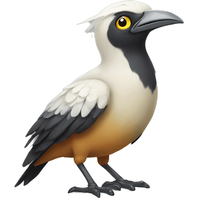 Xenop bird emoji