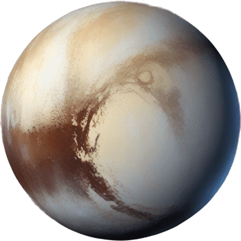 The planet Pluto emoji