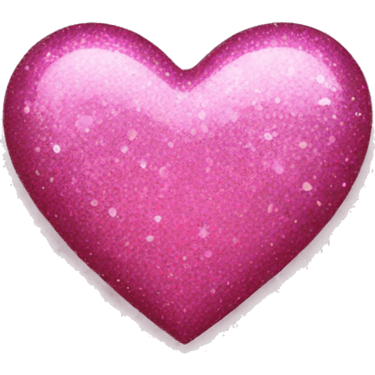 Pink glitter heart  emoji