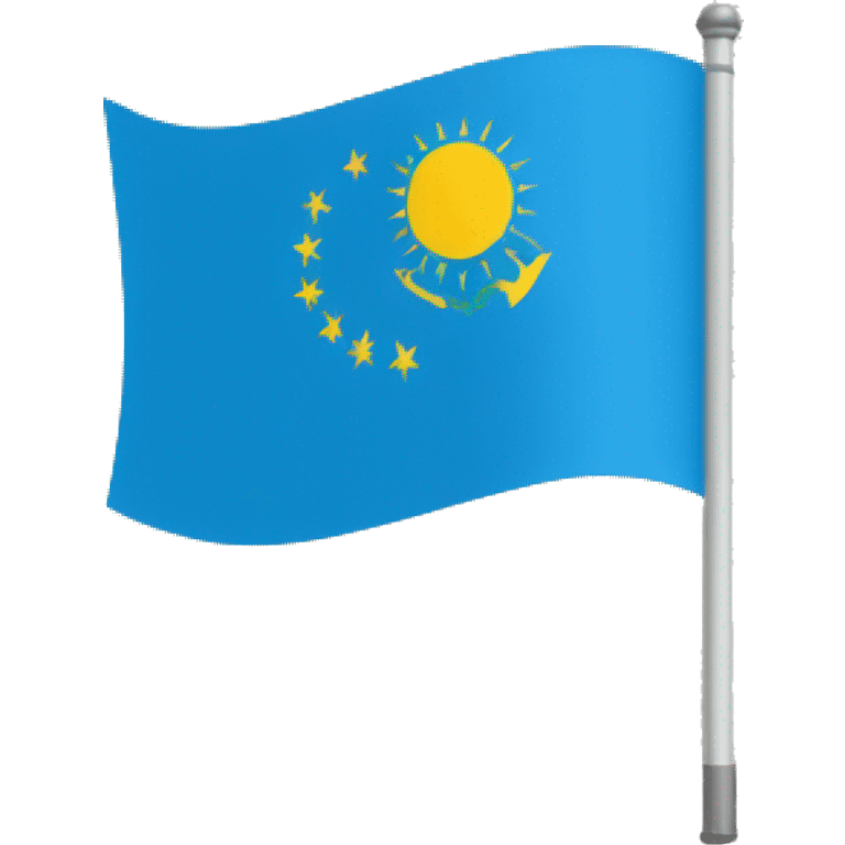 Drapeau Uyghur emoji