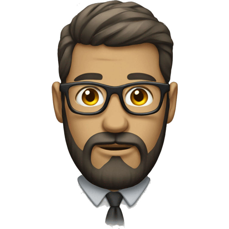 hipster office worker emoji