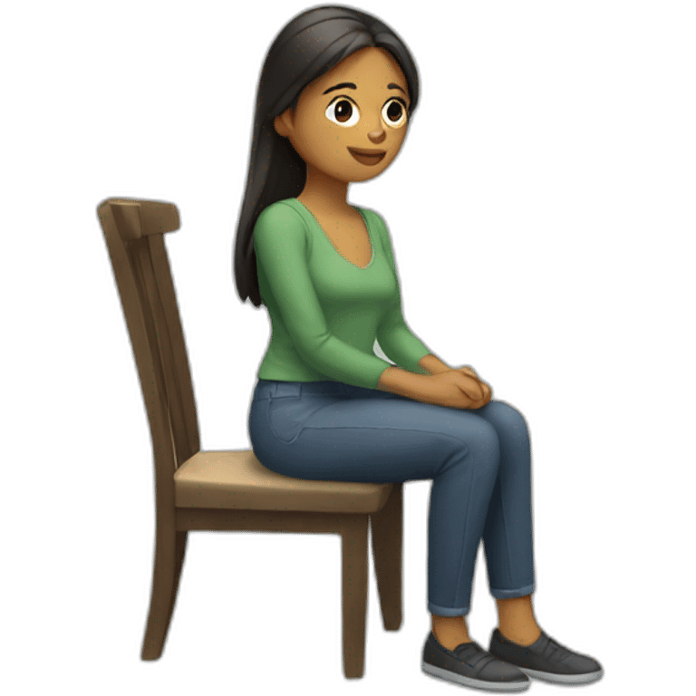 women sitting emoji