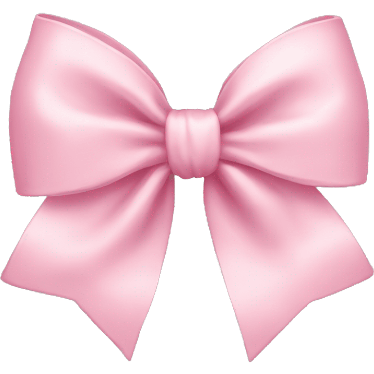 Light pink bow emoji