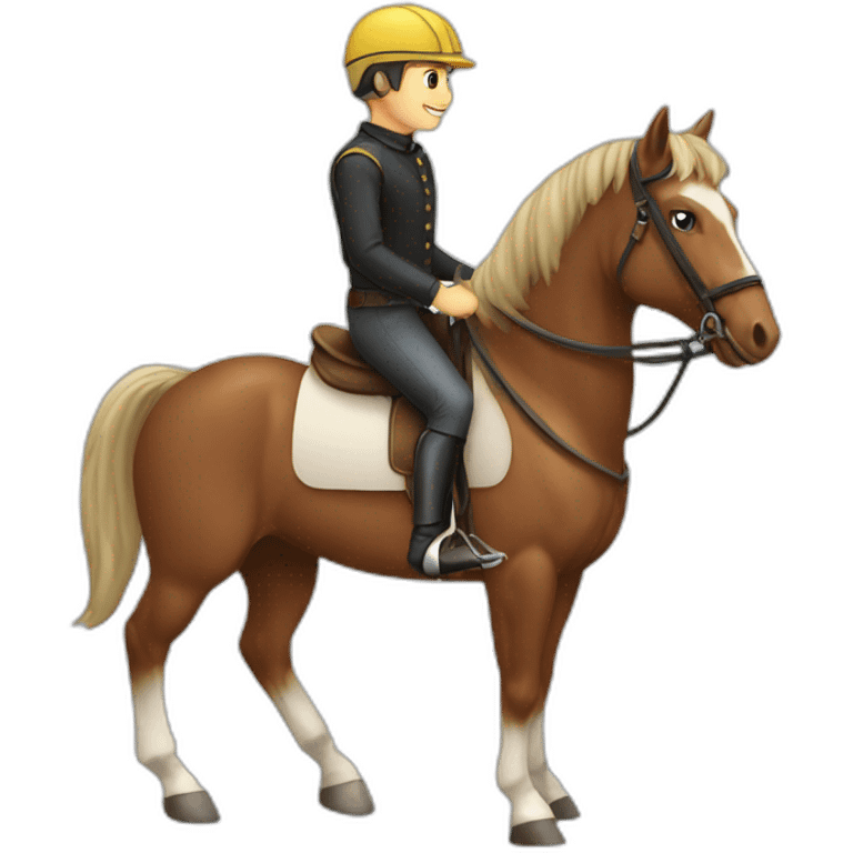 Riding horse emoji